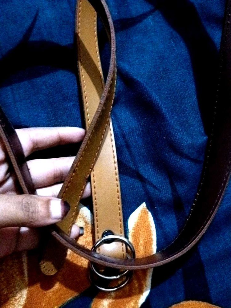 Brown Leather Belt