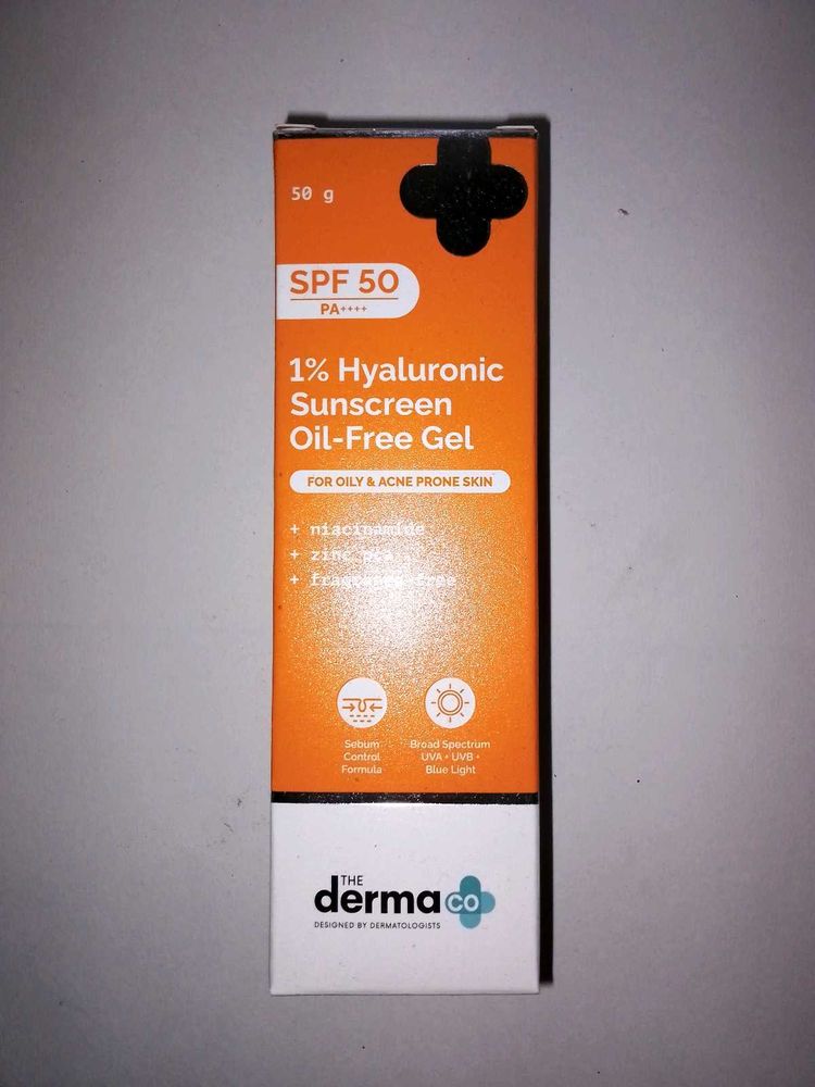 The Derma co 1% Hyaluronic sunscreen gel