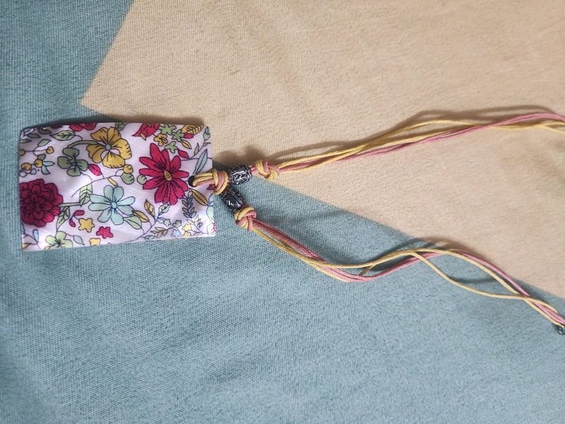 Floral Fabric Necklace