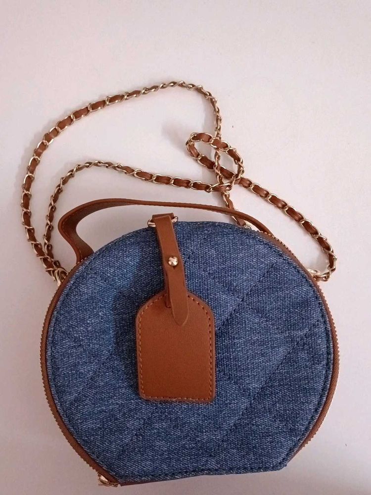 Denim Crossbody Bag