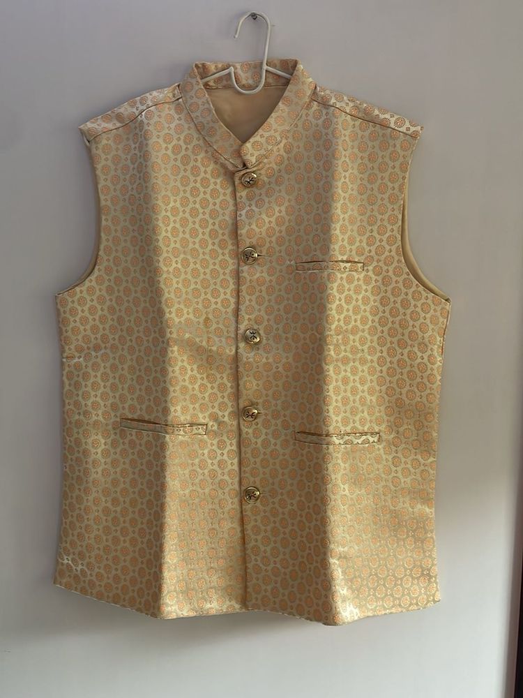 Gold Brocade Waistcoat