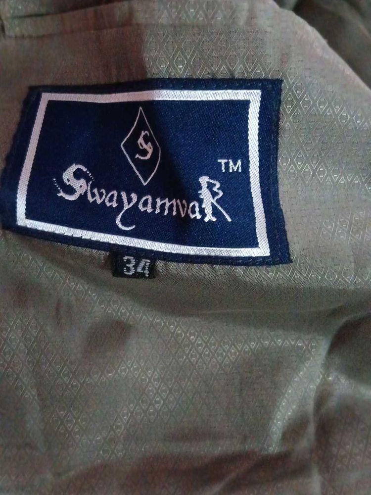 Elegant Cream Ethnic Jacket (Blazer) (cash pls)