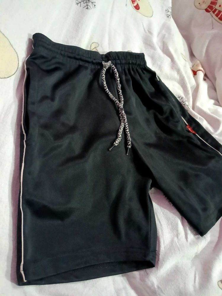 Black Casual Men's Shorts