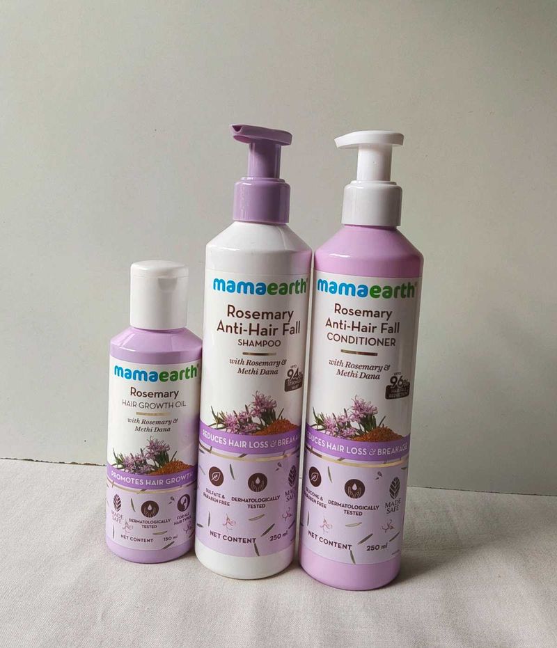 Mamaearth Rosemary Hair Care Trio