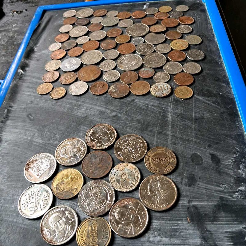 85 Foreign &amp; Token Coins