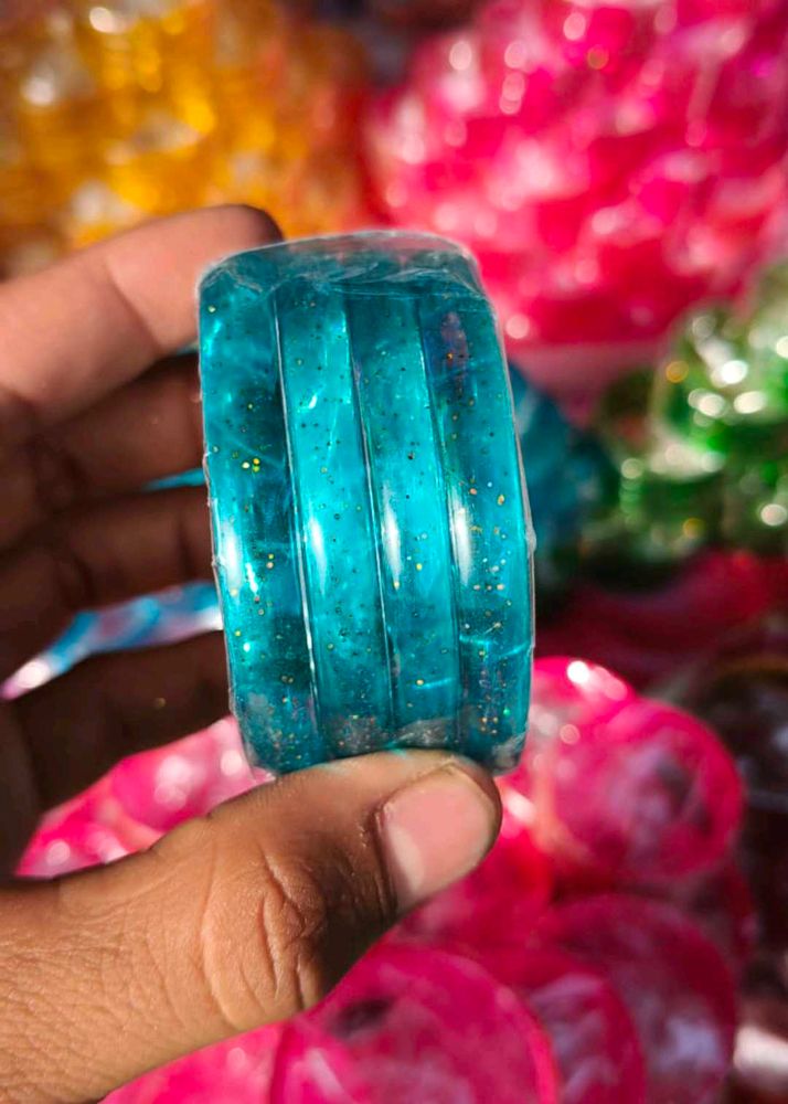 Blue Resin Bangle