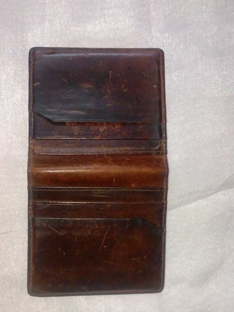 Vintage Leather Card Holder