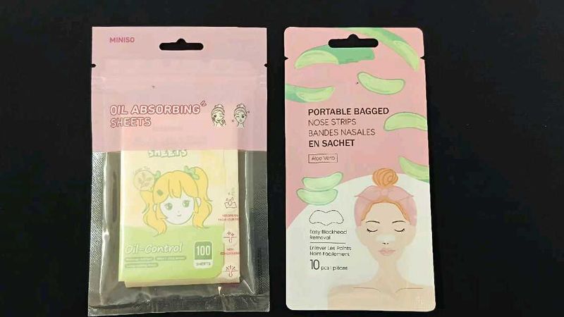 Miniso Oil Absorbing Sheets &amp; Nose Strips