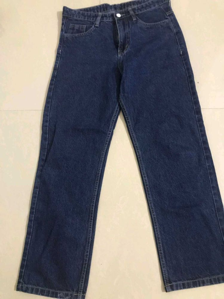 Dark Blue Denim Jeans