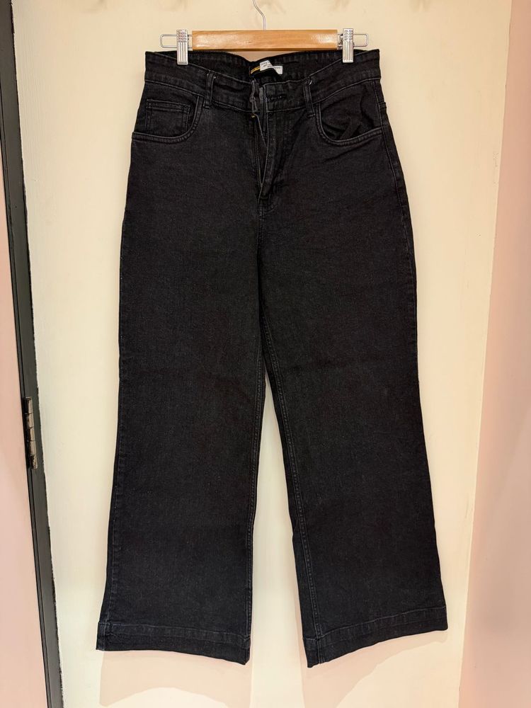 Black Wide Leg Jeans