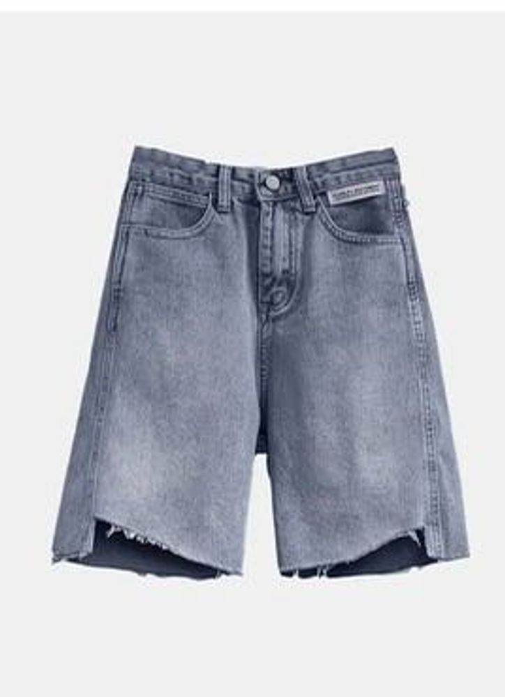 Denim Bermuda Shorts