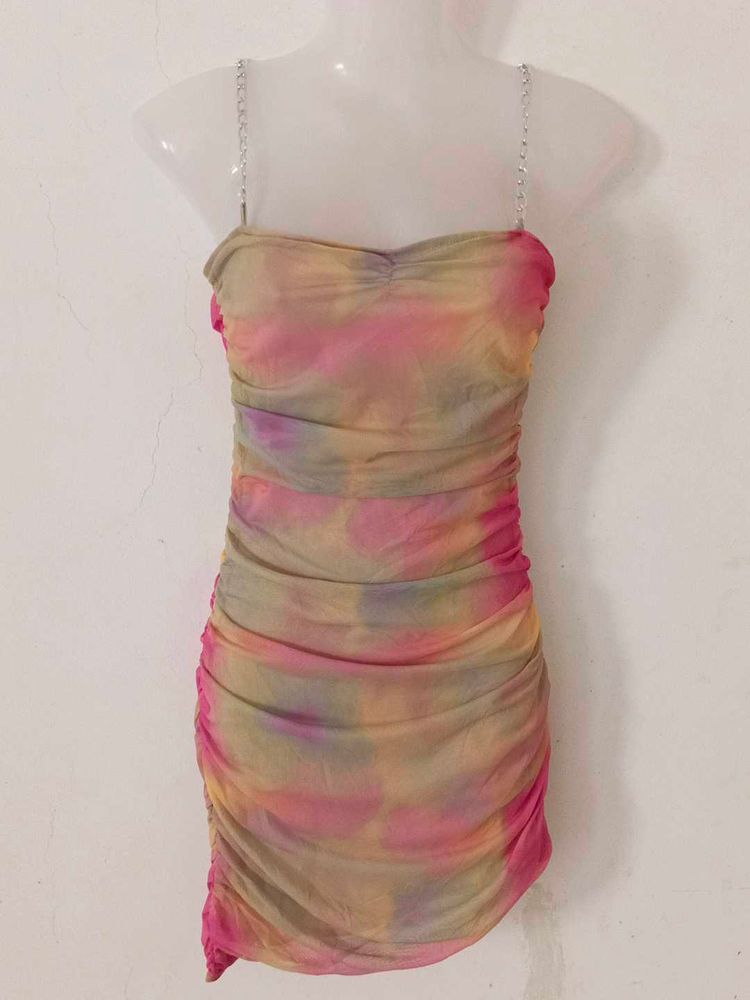 SEXIEST TIE- DYE CHAIN BODYCON