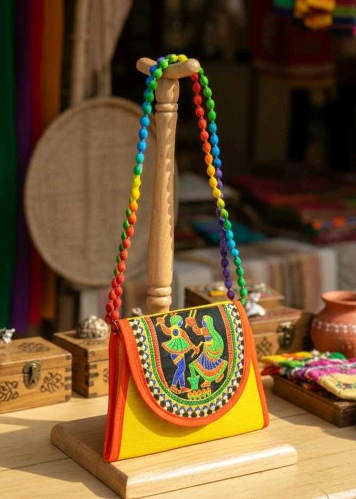 Ethnic Embroidered Sling Bag