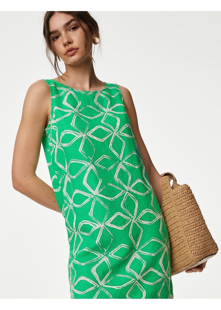 Green Floral Dress