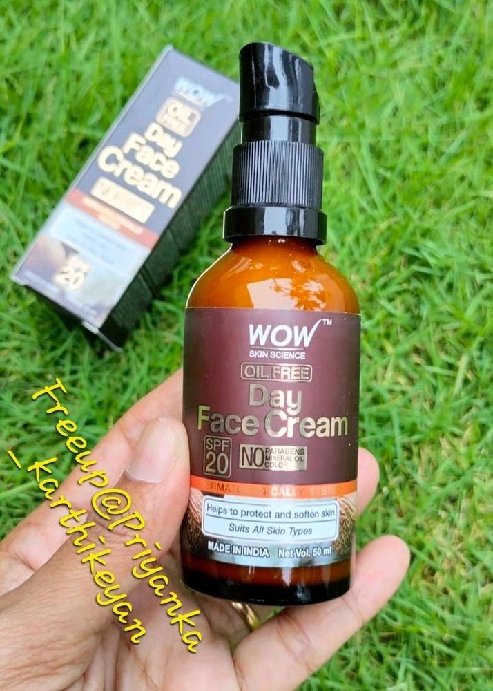 Wow Day Face Cream With Spf