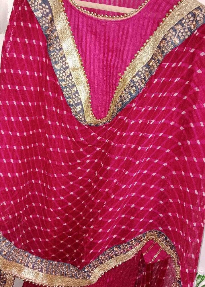 Pink Indian Dress with Dupatta