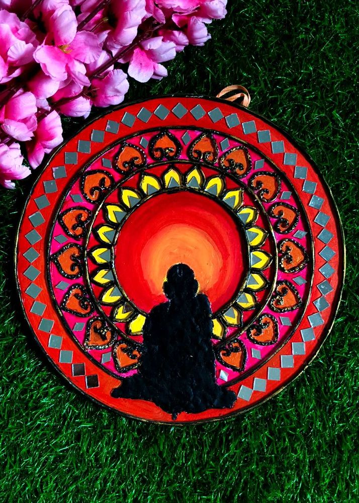 Handcrafted Mandala Wall Art - Shri Swami Samarth