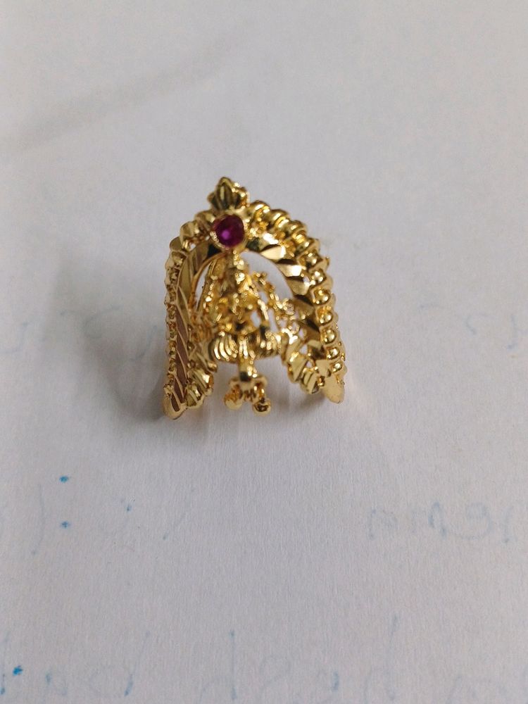 Adjustable Lakshmi Goddess Vanki Finger Ring