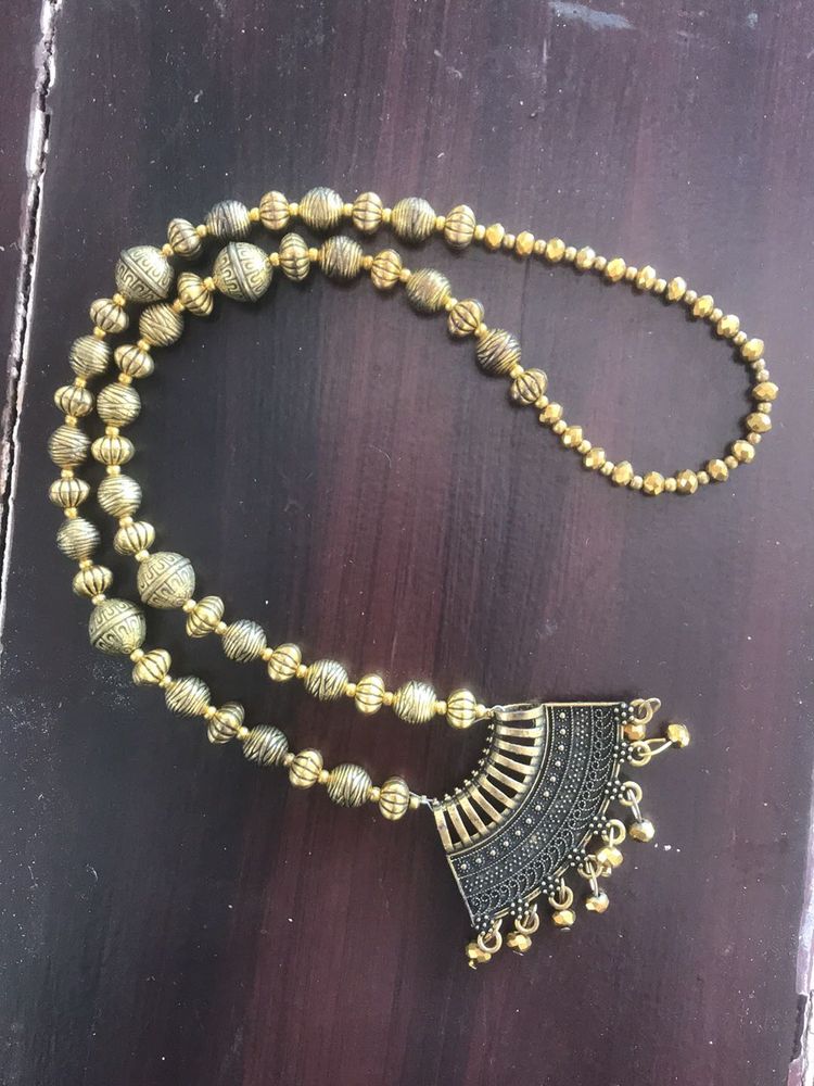 Boho Chic Beaded Necklace