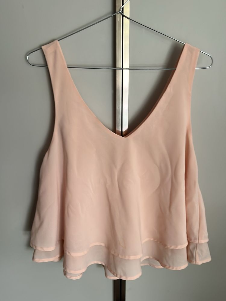 Pink Peplum Top