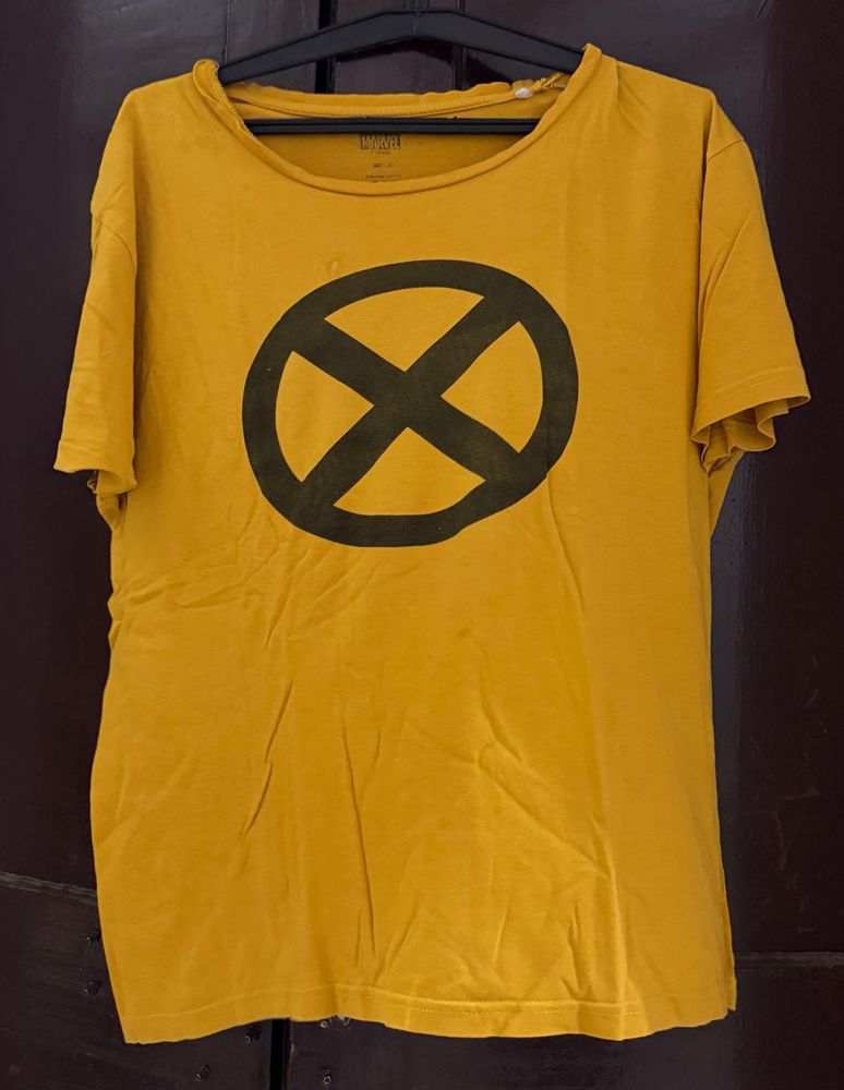 X-Men Graphic Tee - Mustard Yellow