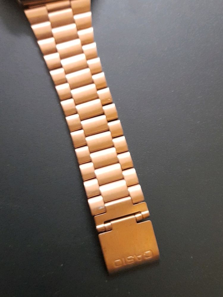 Casio Rose Gold Watch Vintage Series