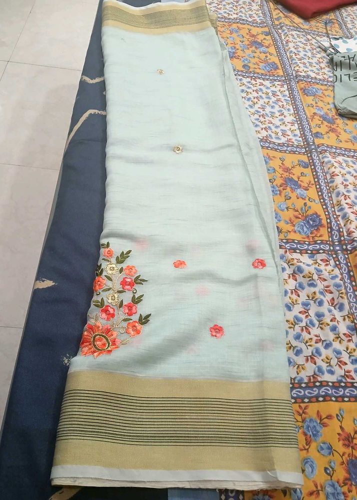 Light colour Saree