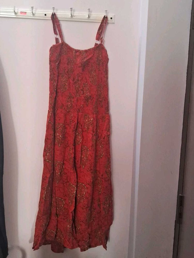 Red Floral Sundress