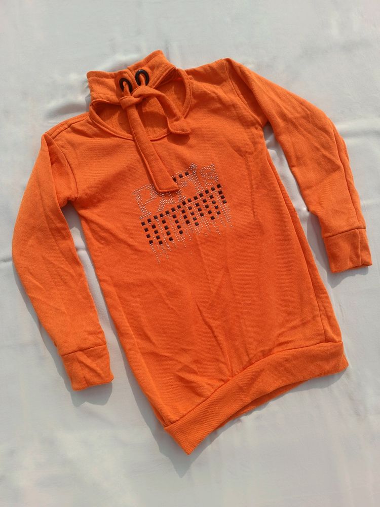 Orange sweater top (UNUSED)