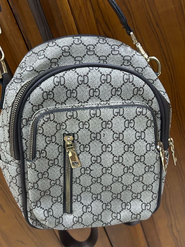 Print Mini Backpack