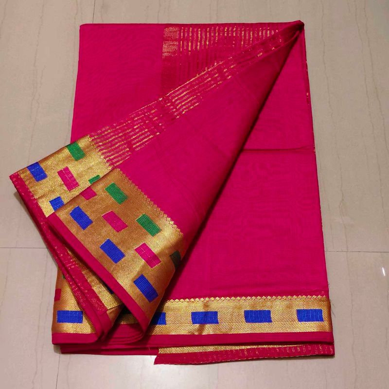 Elegant Pink Saree