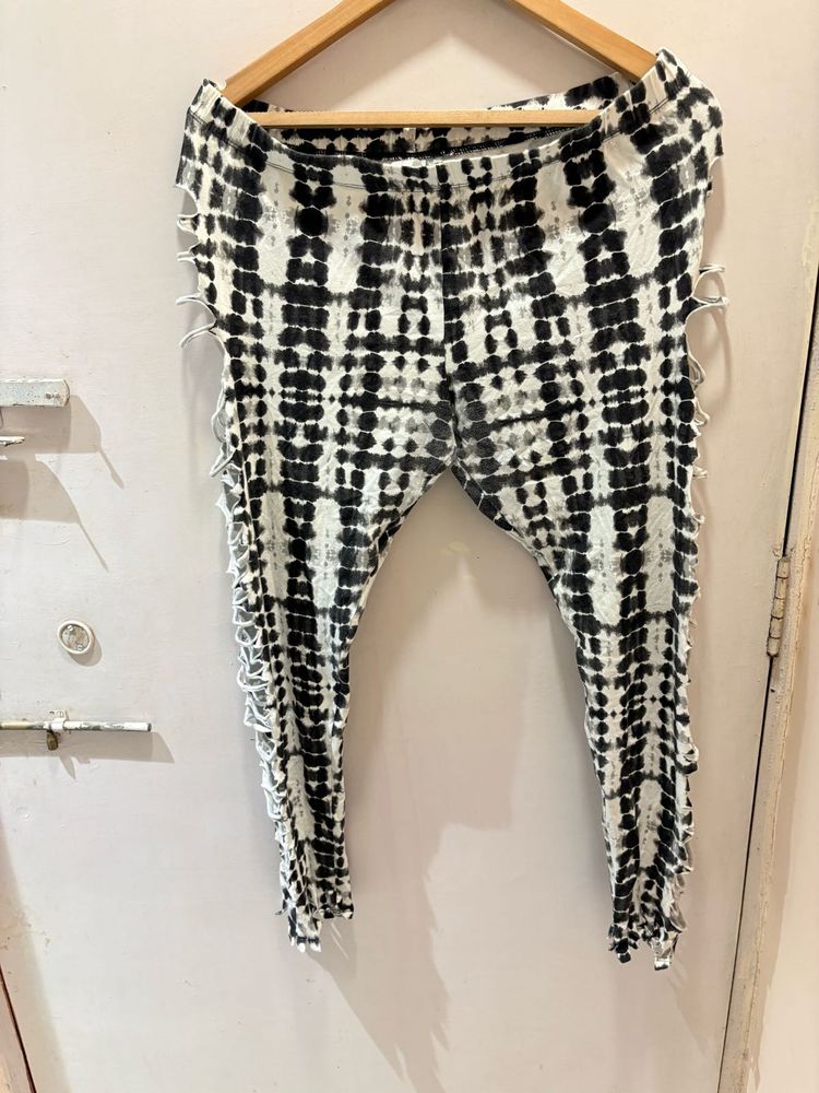 Tie Dye Cutout Leggings
