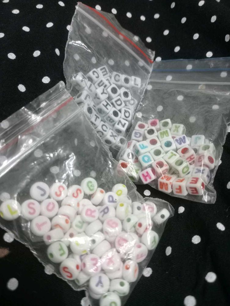 DIY Letter Beads for Jewelry Making