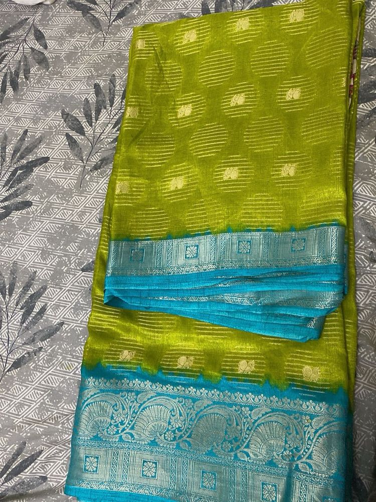 Elegant Green Saree