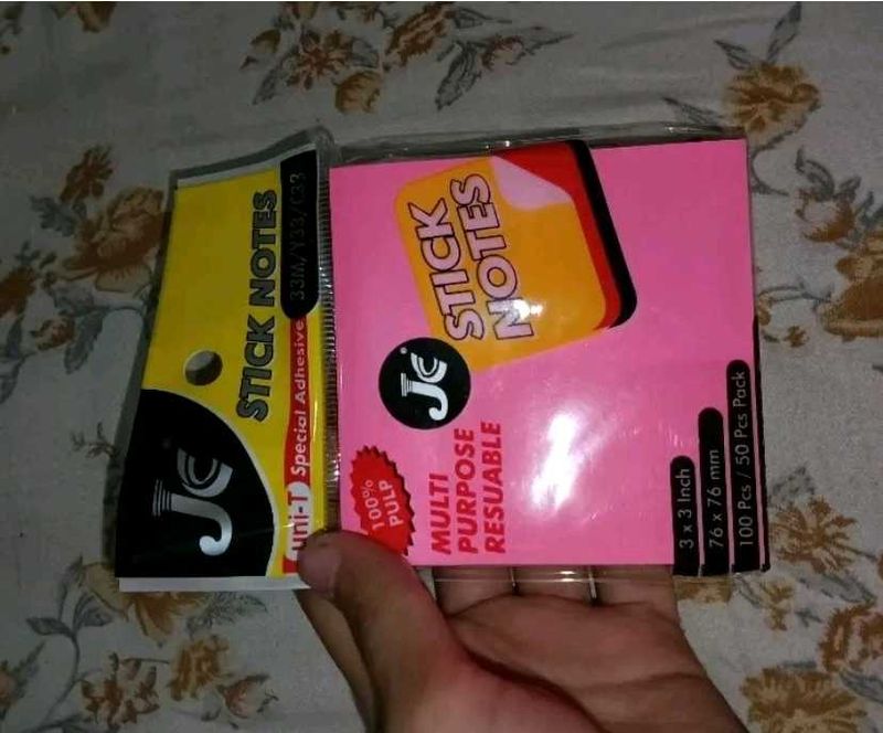 Sticky notes flouresent paper( 100 )