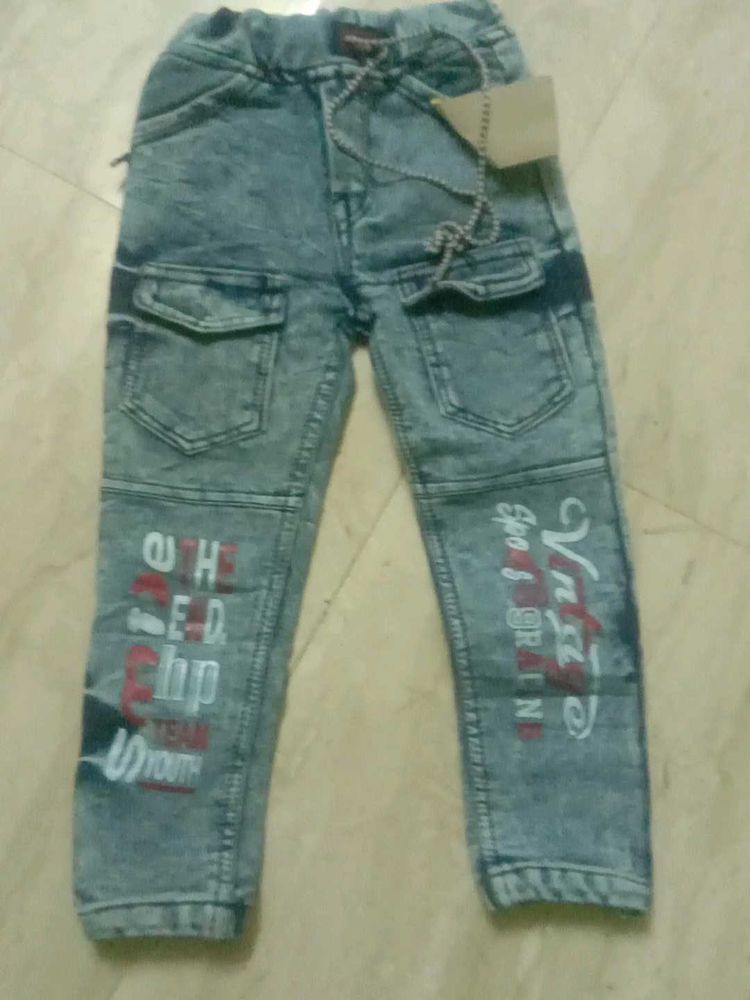 new  two Stylish Jeans for Boys 6yrs