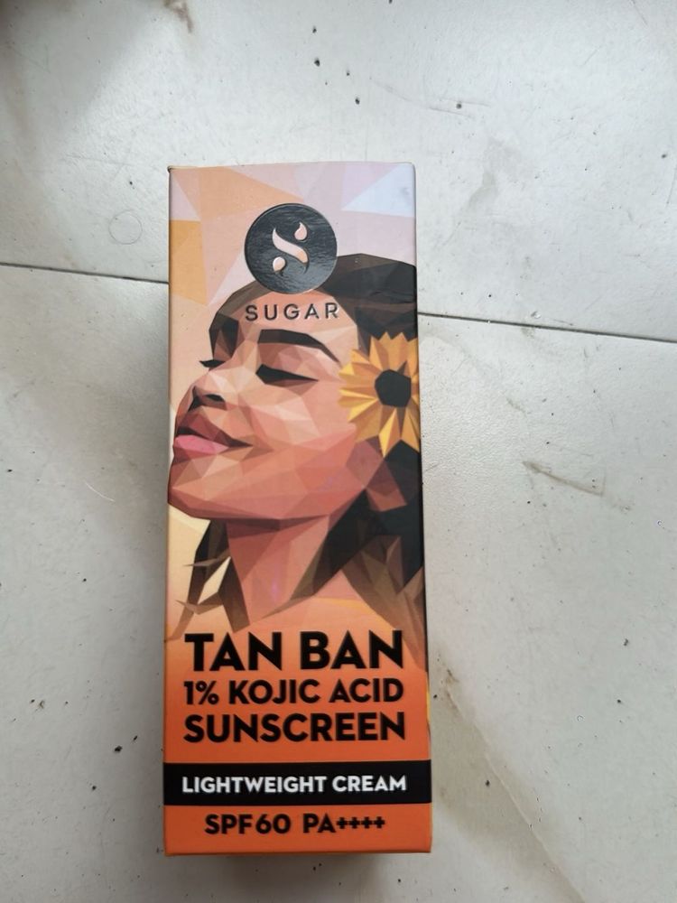 SUGAR TAN BAN 1% KOJIC ACID SUNSCREEN
