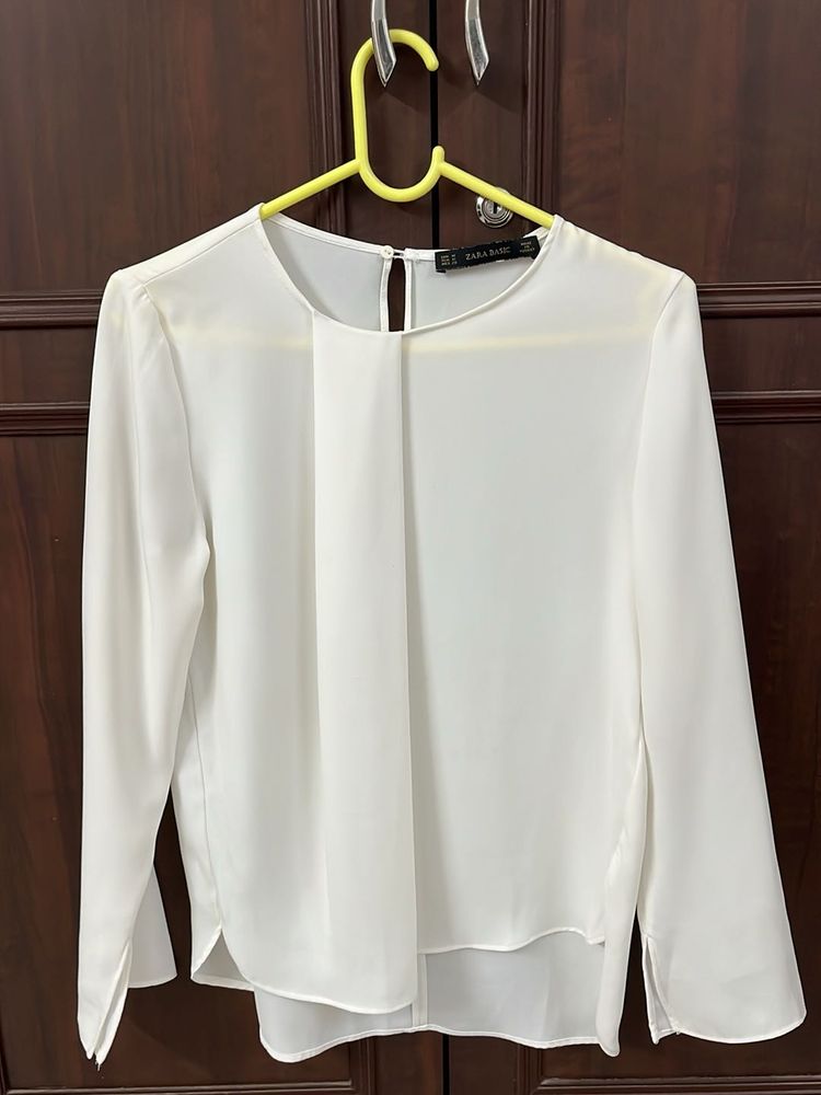 Zara White Top