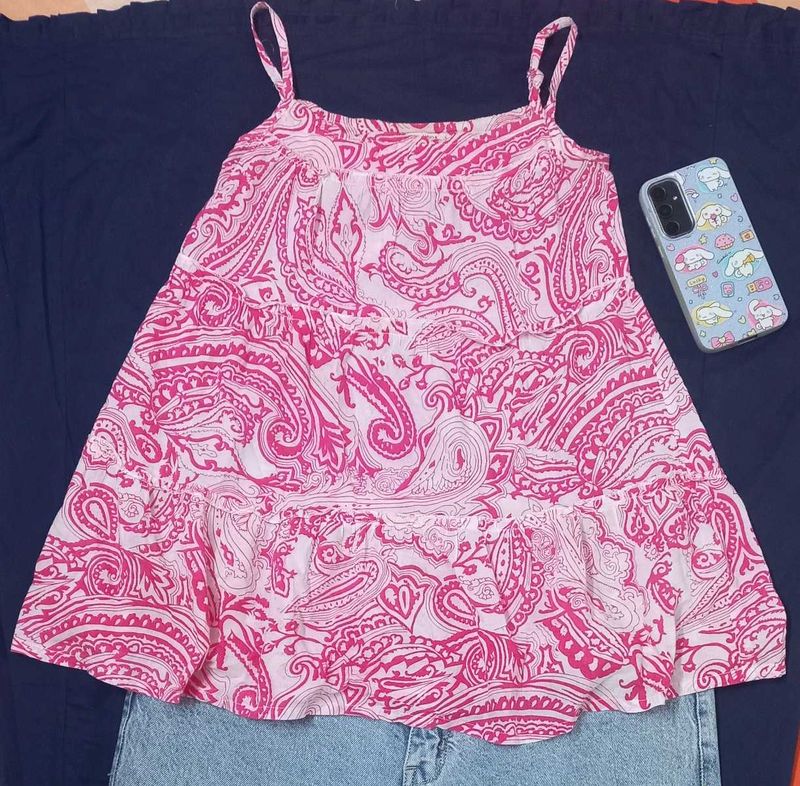 Pink Top (Short Kurta)