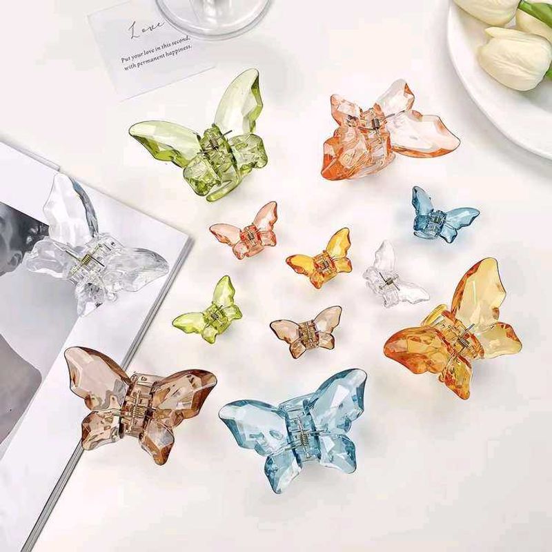 Butterfly Hair Clips - Set of 5
