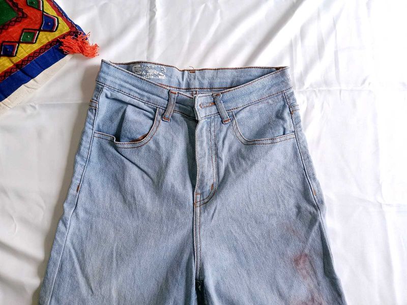 Loose Fit Straight Jeans