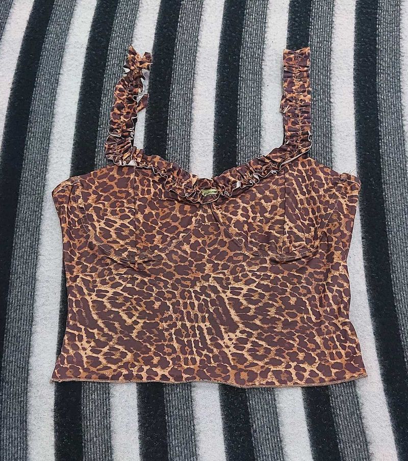 Leopard Print Cami Top