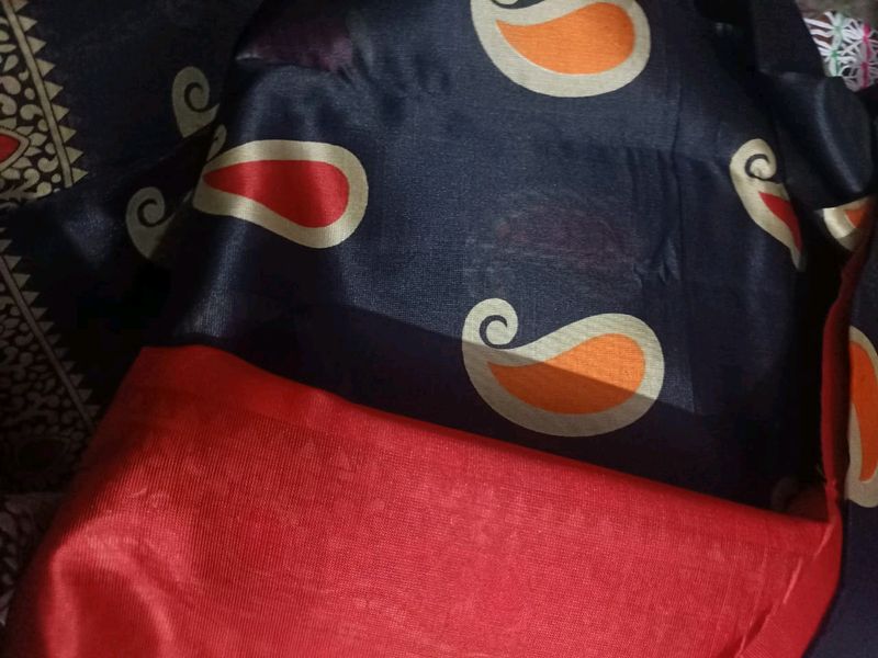 Black Georgette Saree With blouse