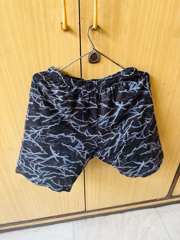 Lightning Print Shorts Combo