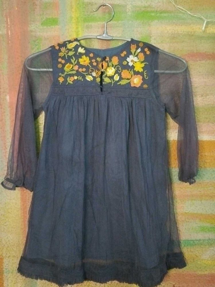 Floral Embroidered Dress