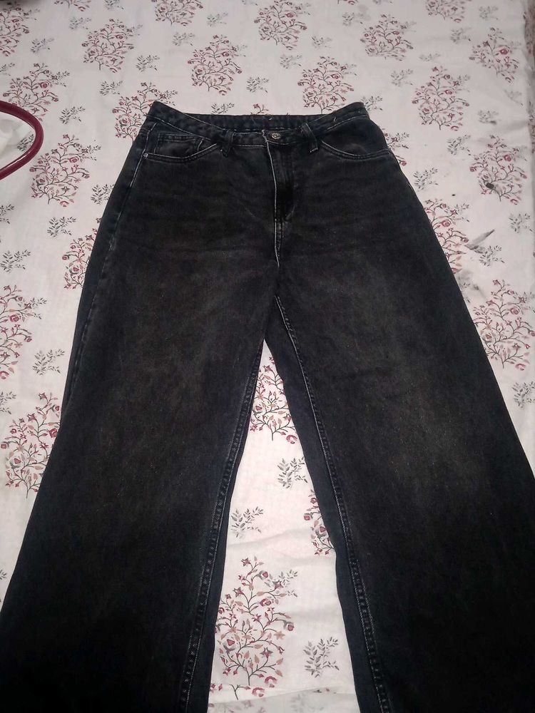 Black Wide Leg Jeans