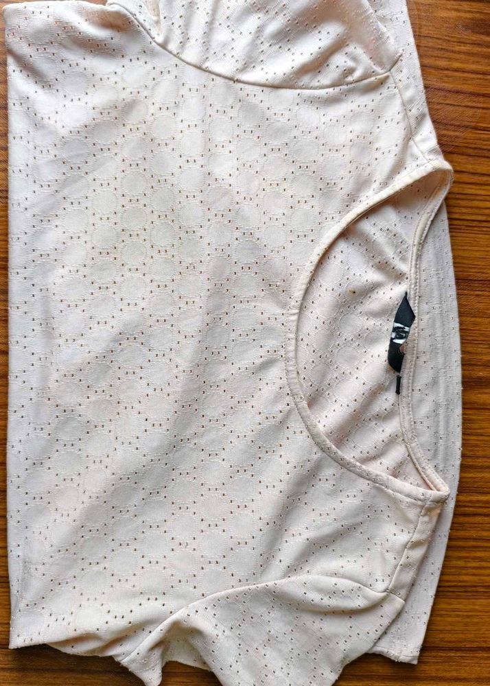 Cream White Top