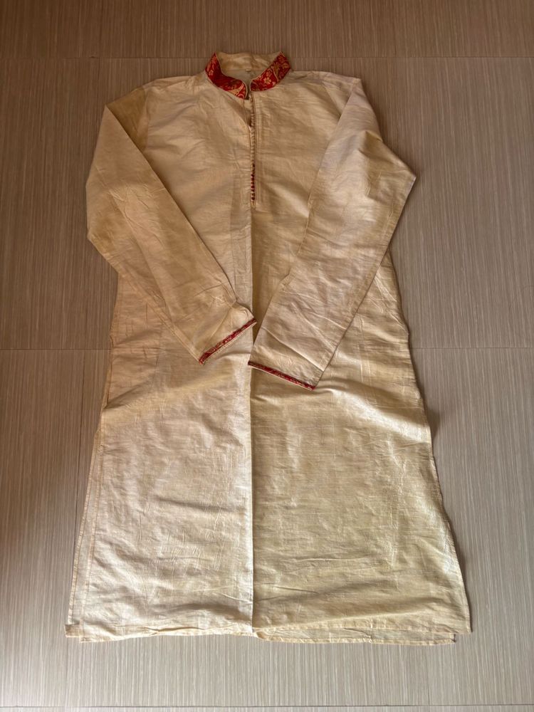 Gold Colour Men S Kurta