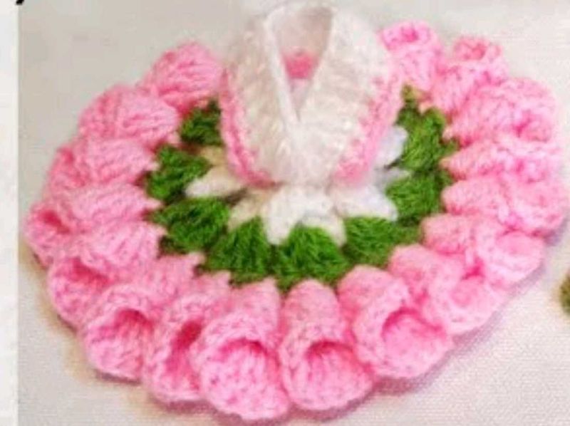 Handmade Laddu Gopal Dress - Pink