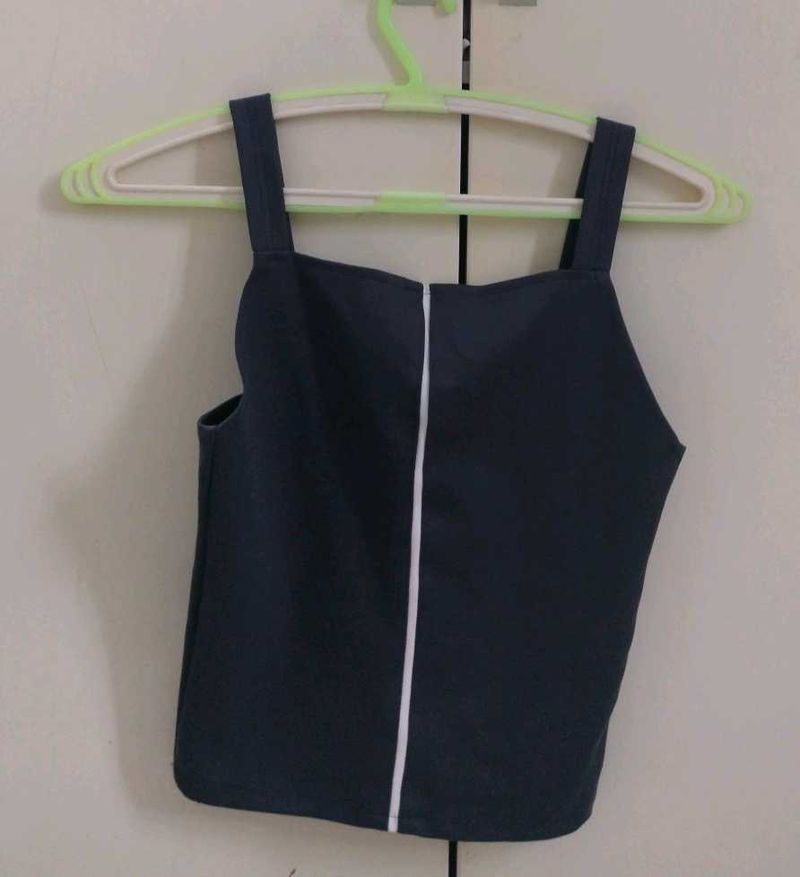 Navy Blue Tank Top